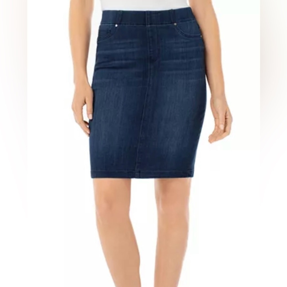Liverpool Los Angeles Women’s Denim Blue Pencil Skirt